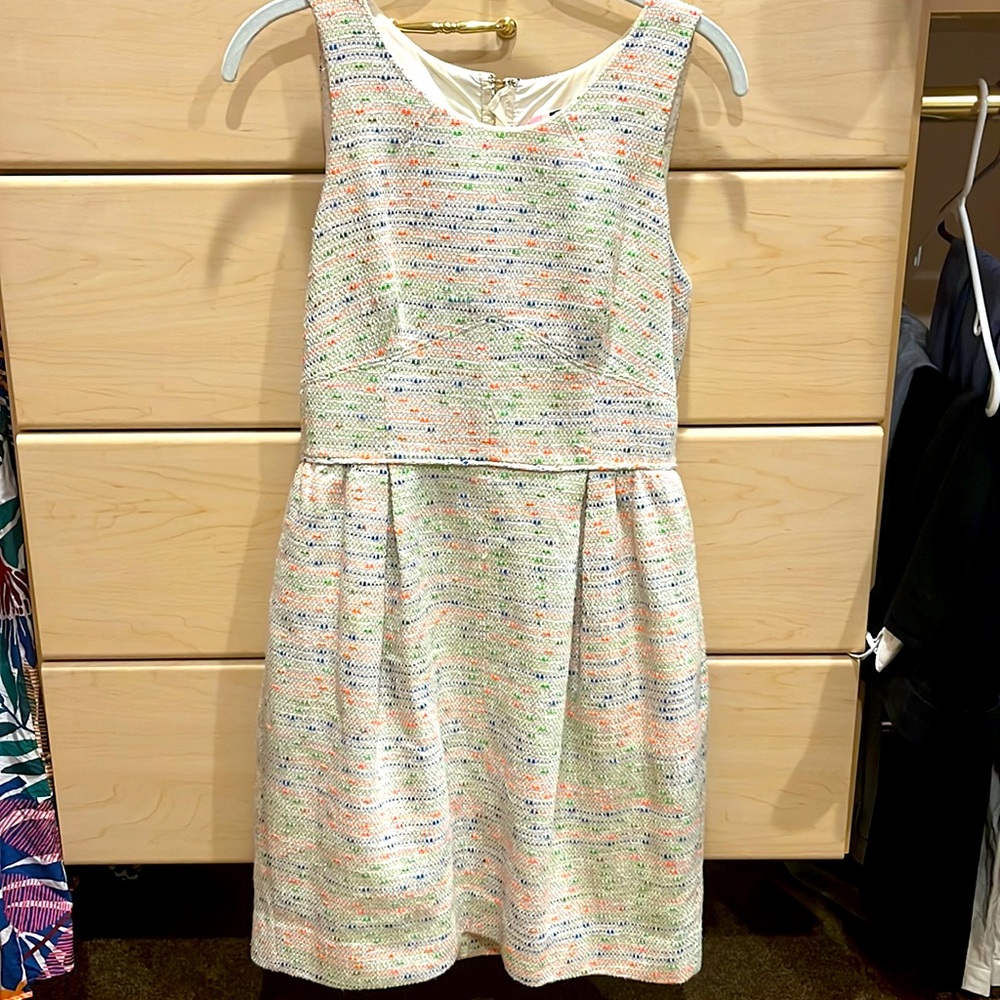 Jcrew tweed shift dress - size 4